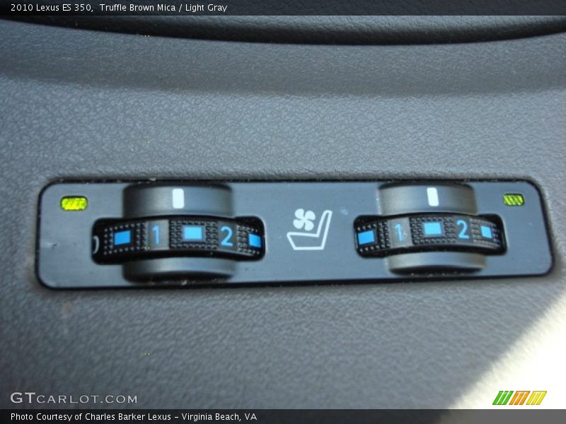 Truffle Brown Mica / Light Gray 2010 Lexus ES 350