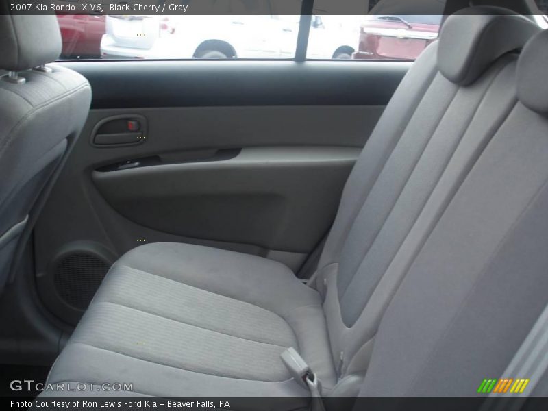 Black Cherry / Gray 2007 Kia Rondo LX V6