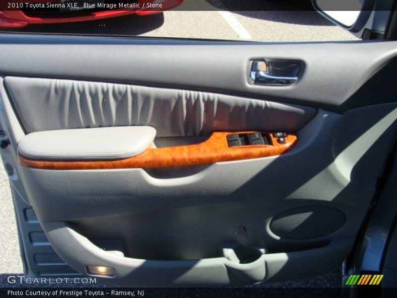 Blue Mirage Metallic / Stone 2010 Toyota Sienna XLE
