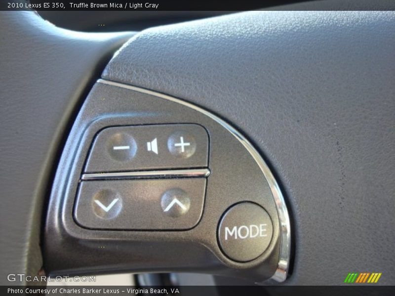 Truffle Brown Mica / Light Gray 2010 Lexus ES 350