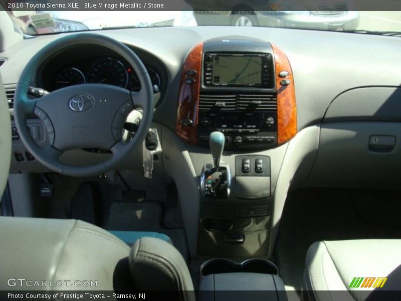 Blue Mirage Metallic / Stone 2010 Toyota Sienna XLE