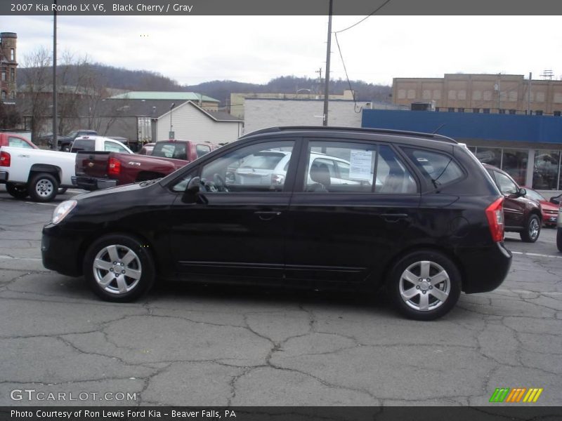 Black Cherry / Gray 2007 Kia Rondo LX V6