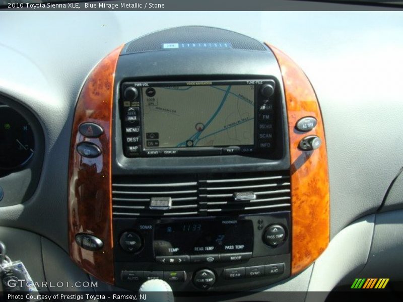 Blue Mirage Metallic / Stone 2010 Toyota Sienna XLE