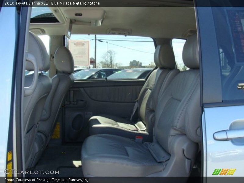 Blue Mirage Metallic / Stone 2010 Toyota Sienna XLE
