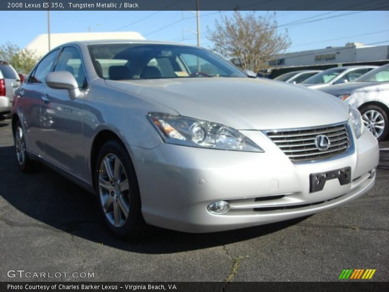 Tungsten Metallic / Black 2008 Lexus ES 350