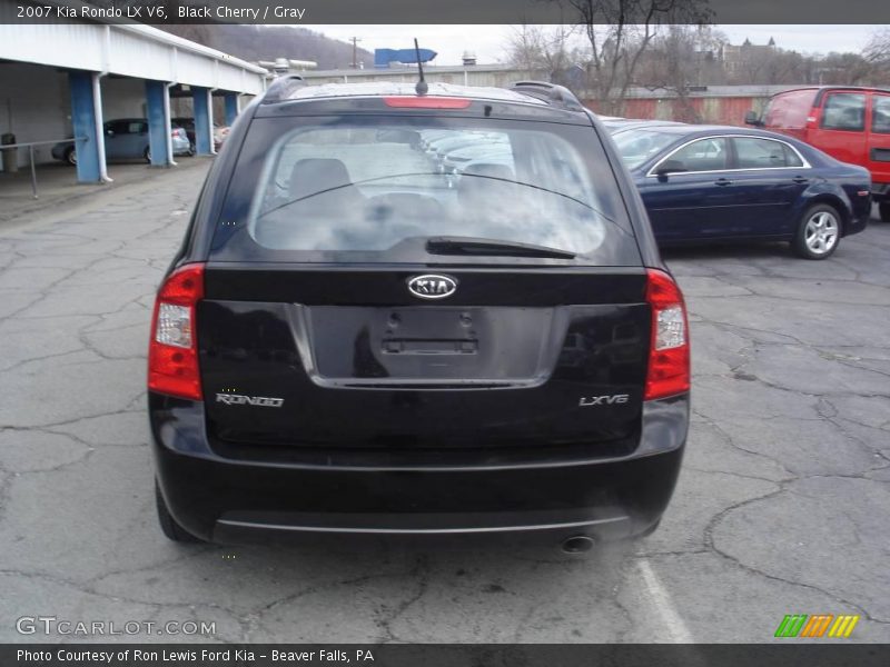 Black Cherry / Gray 2007 Kia Rondo LX V6
