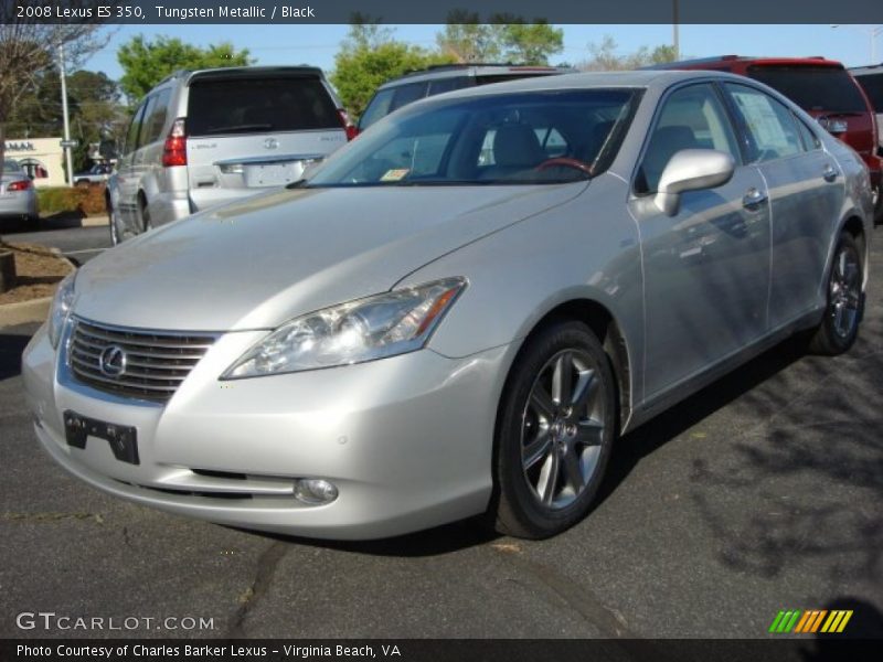 Tungsten Metallic / Black 2008 Lexus ES 350