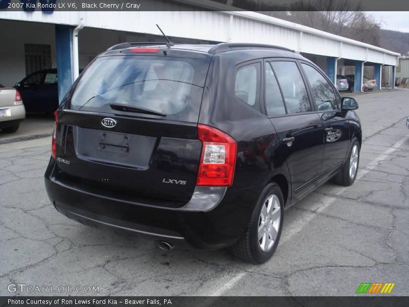 Black Cherry / Gray 2007 Kia Rondo LX V6