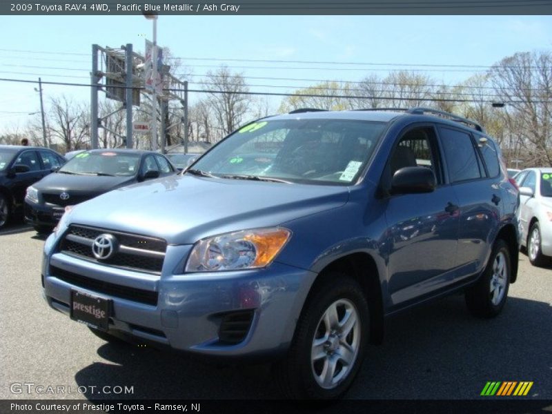 Pacific Blue Metallic / Ash Gray 2009 Toyota RAV4 4WD