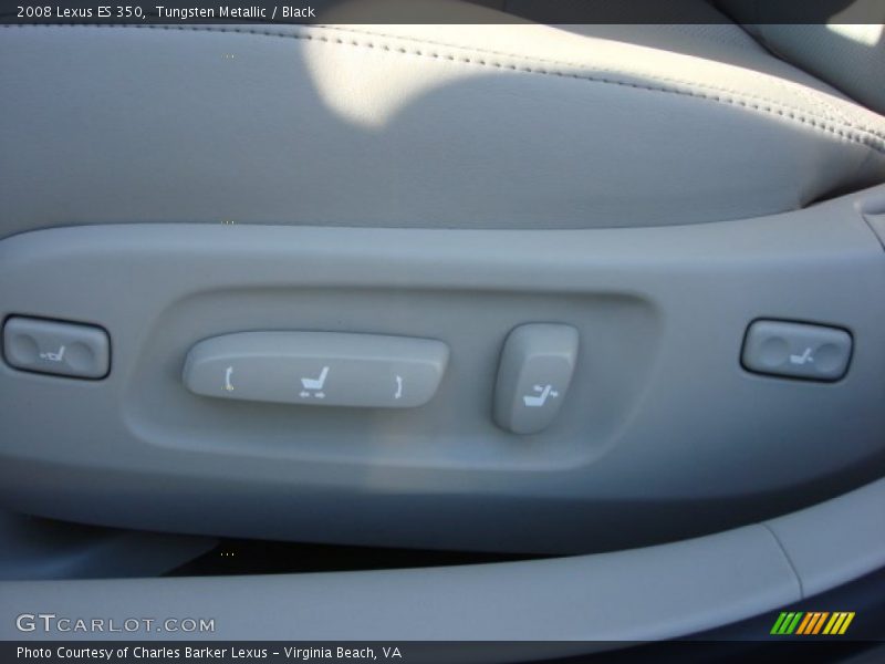 Tungsten Metallic / Black 2008 Lexus ES 350