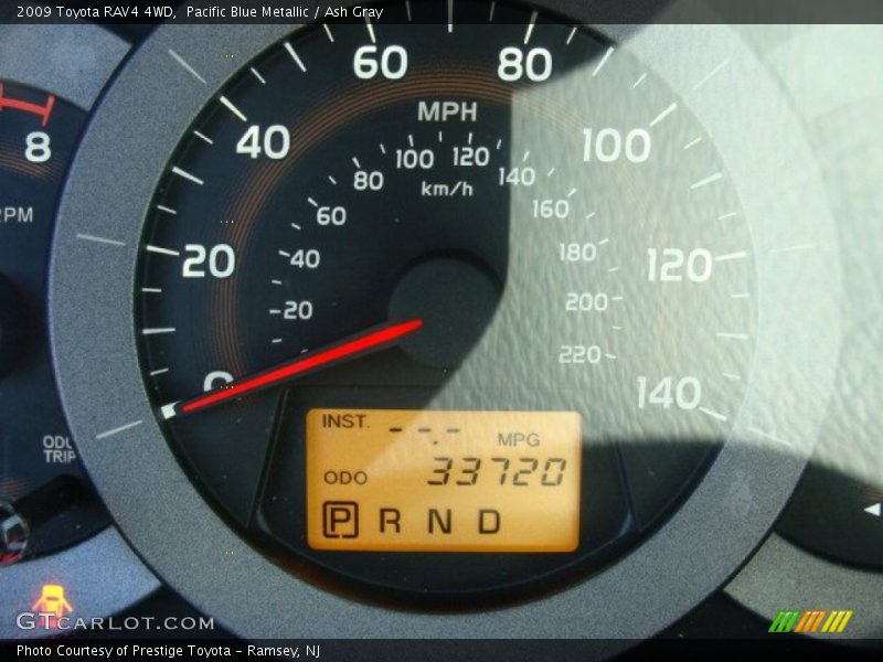 Pacific Blue Metallic / Ash Gray 2009 Toyota RAV4 4WD