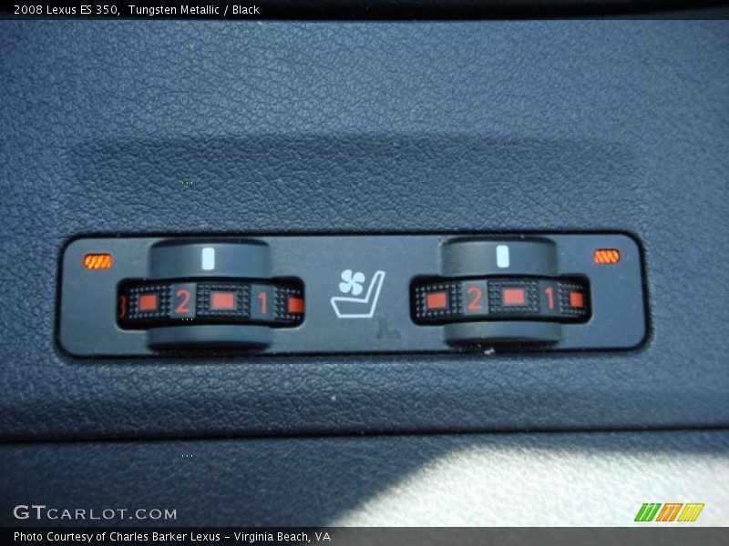 Tungsten Metallic / Black 2008 Lexus ES 350
