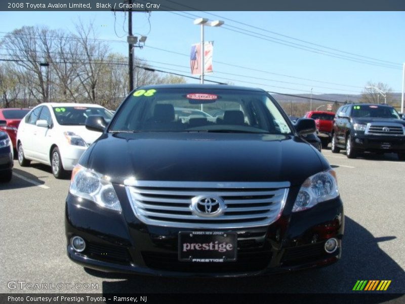 Black / Graphite Gray 2008 Toyota Avalon Limited