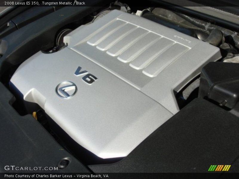 Tungsten Metallic / Black 2008 Lexus ES 350
