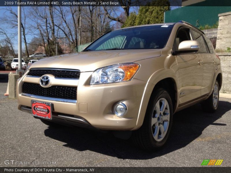 Sandy Beach Metallic / Sand Beige 2009 Toyota RAV4 Limited 4WD
