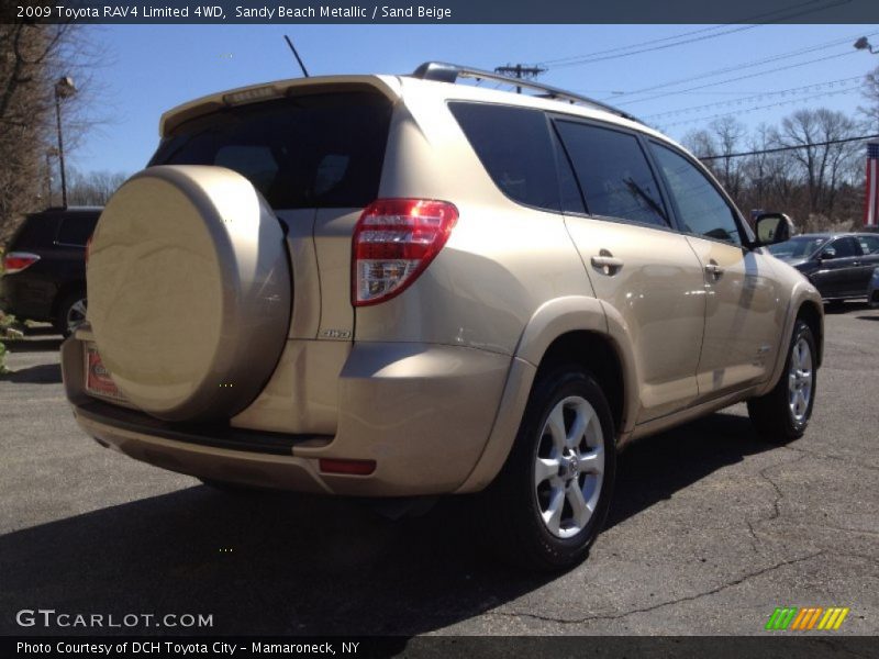 Sandy Beach Metallic / Sand Beige 2009 Toyota RAV4 Limited 4WD