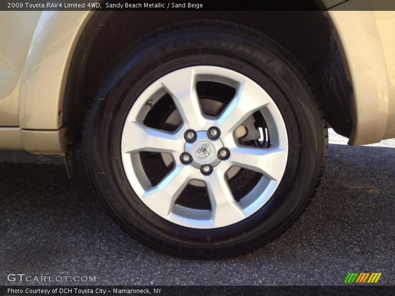 Sandy Beach Metallic / Sand Beige 2009 Toyota RAV4 Limited 4WD