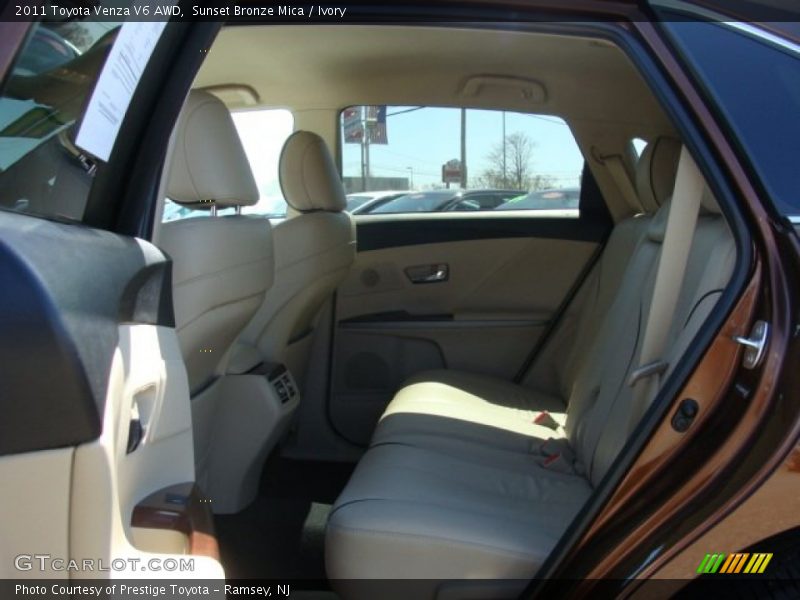 Sunset Bronze Mica / Ivory 2011 Toyota Venza V6 AWD