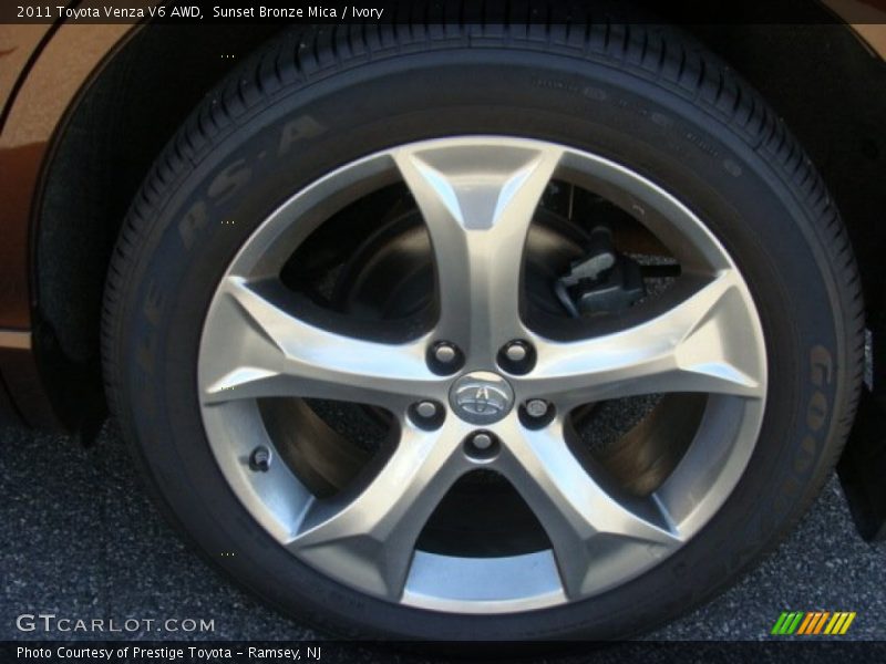 Sunset Bronze Mica / Ivory 2011 Toyota Venza V6 AWD