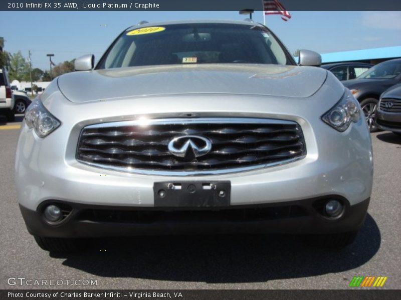 Liquid Platinum / Graphite 2010 Infiniti FX 35 AWD