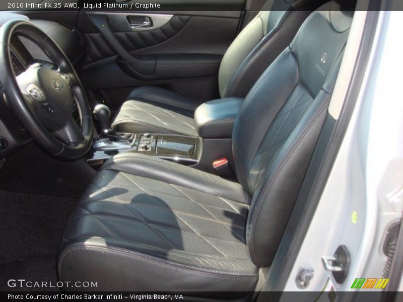 Liquid Platinum / Graphite 2010 Infiniti FX 35 AWD