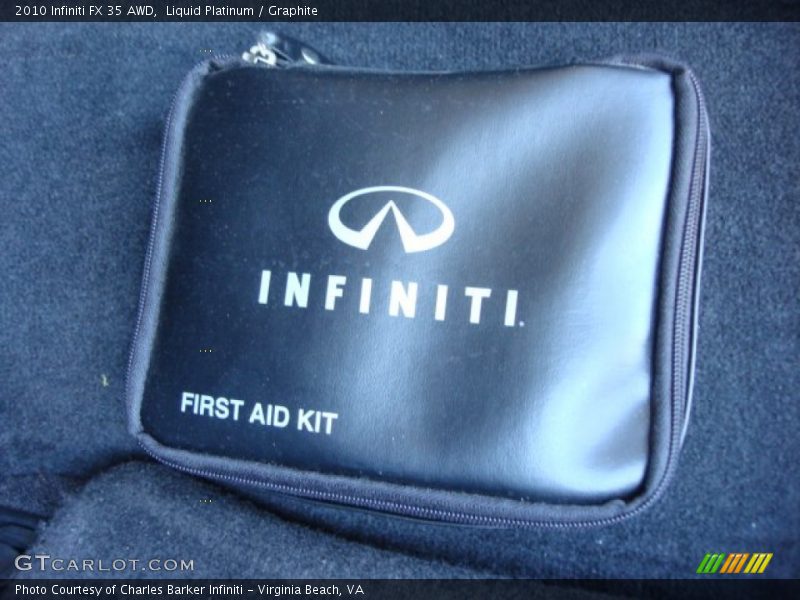 Liquid Platinum / Graphite 2010 Infiniti FX 35 AWD