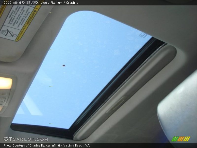 Liquid Platinum / Graphite 2010 Infiniti FX 35 AWD