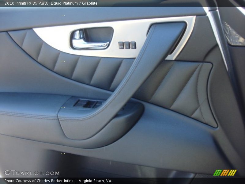 Liquid Platinum / Graphite 2010 Infiniti FX 35 AWD