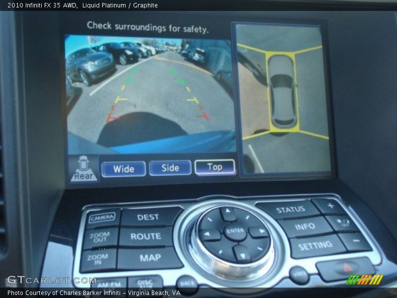 Liquid Platinum / Graphite 2010 Infiniti FX 35 AWD