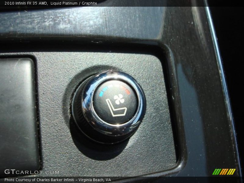 Liquid Platinum / Graphite 2010 Infiniti FX 35 AWD
