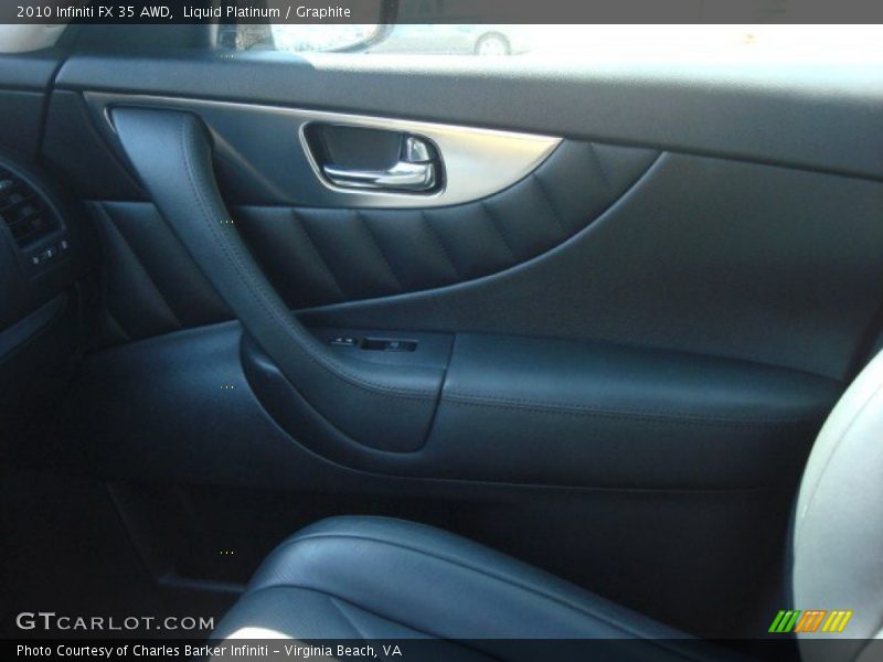 Liquid Platinum / Graphite 2010 Infiniti FX 35 AWD