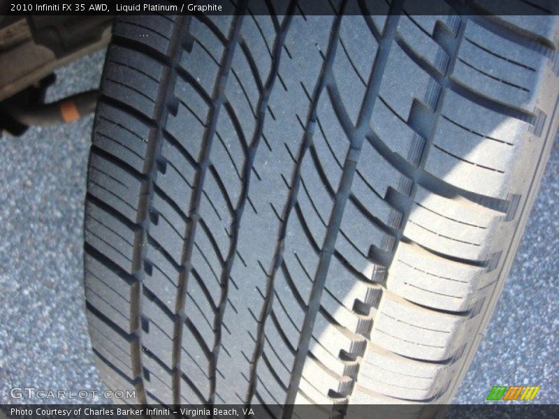 Liquid Platinum / Graphite 2010 Infiniti FX 35 AWD