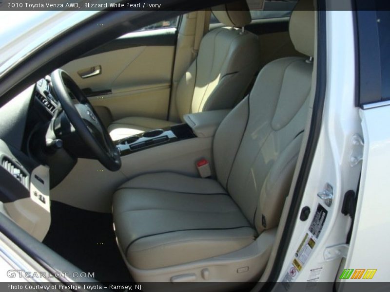 Blizzard White Pearl / Ivory 2010 Toyota Venza AWD