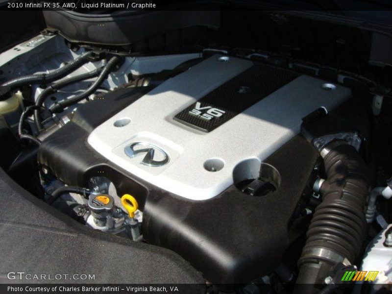 Liquid Platinum / Graphite 2010 Infiniti FX 35 AWD