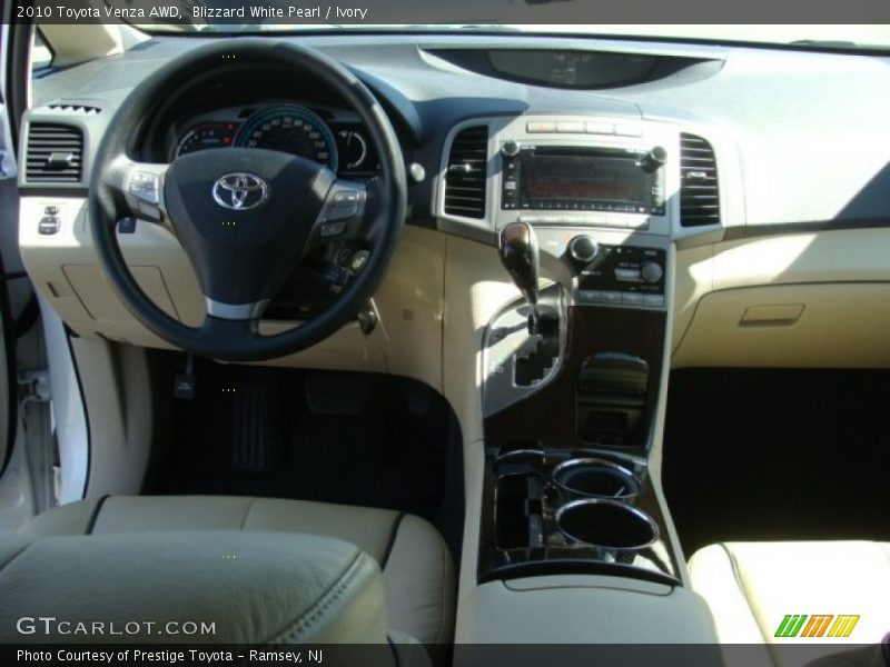 Blizzard White Pearl / Ivory 2010 Toyota Venza AWD