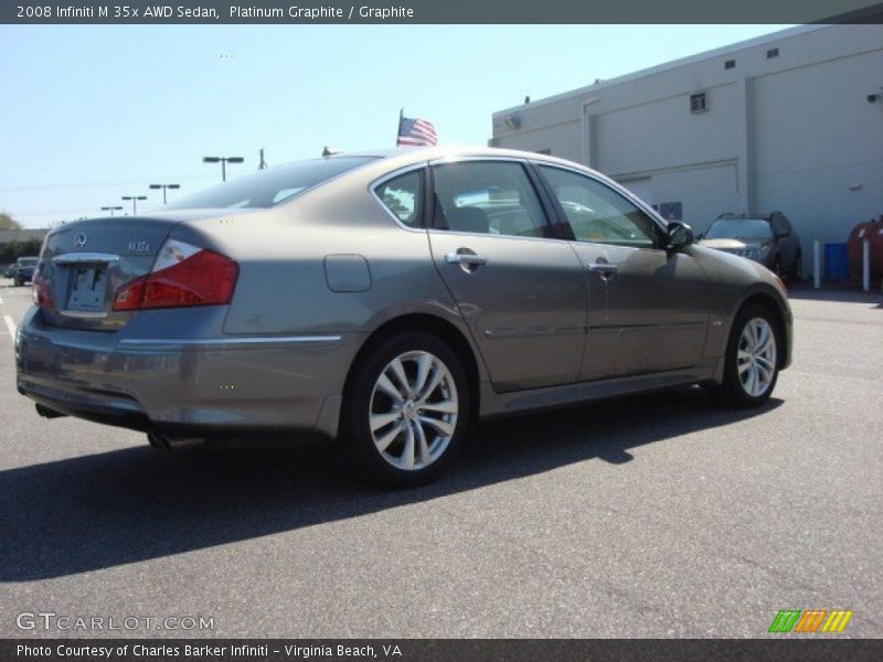 Platinum Graphite / Graphite 2008 Infiniti M 35x AWD Sedan