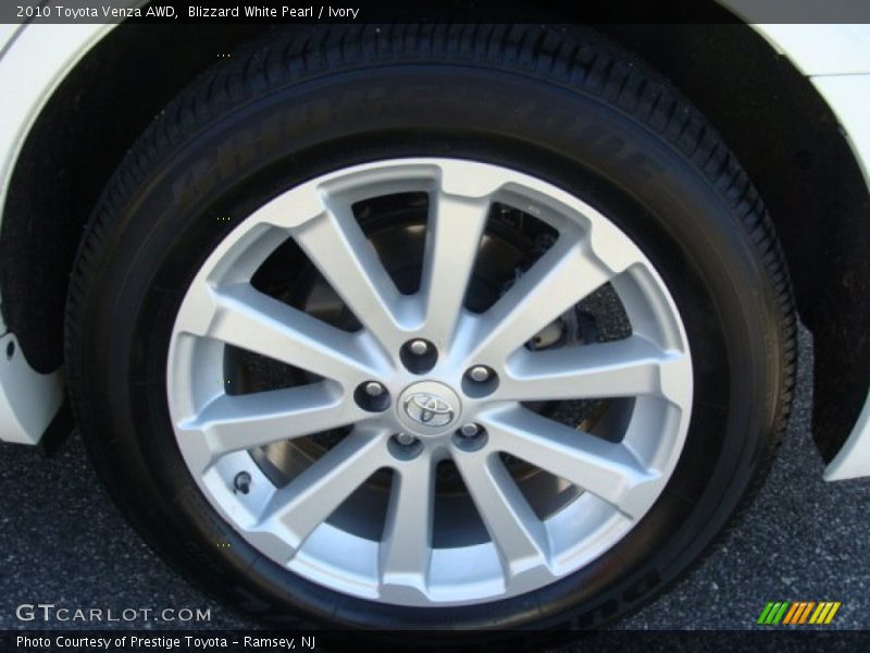 Blizzard White Pearl / Ivory 2010 Toyota Venza AWD