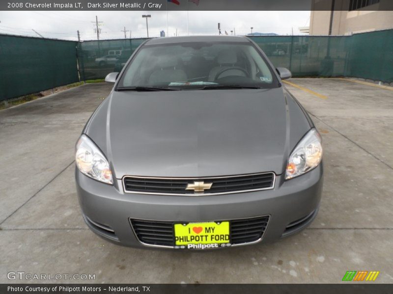 Dark Silver Metallic / Gray 2008 Chevrolet Impala LT