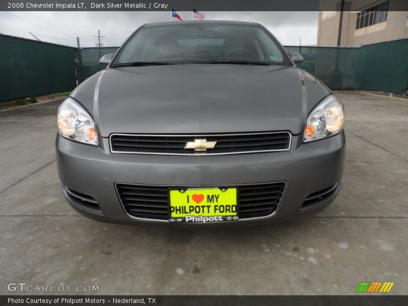 Dark Silver Metallic / Gray 2008 Chevrolet Impala LT