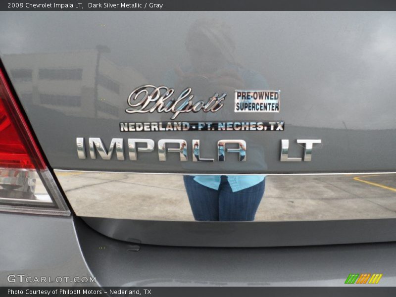 Dark Silver Metallic / Gray 2008 Chevrolet Impala LT