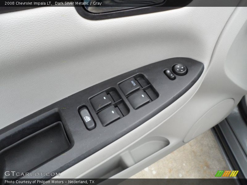 Dark Silver Metallic / Gray 2008 Chevrolet Impala LT
