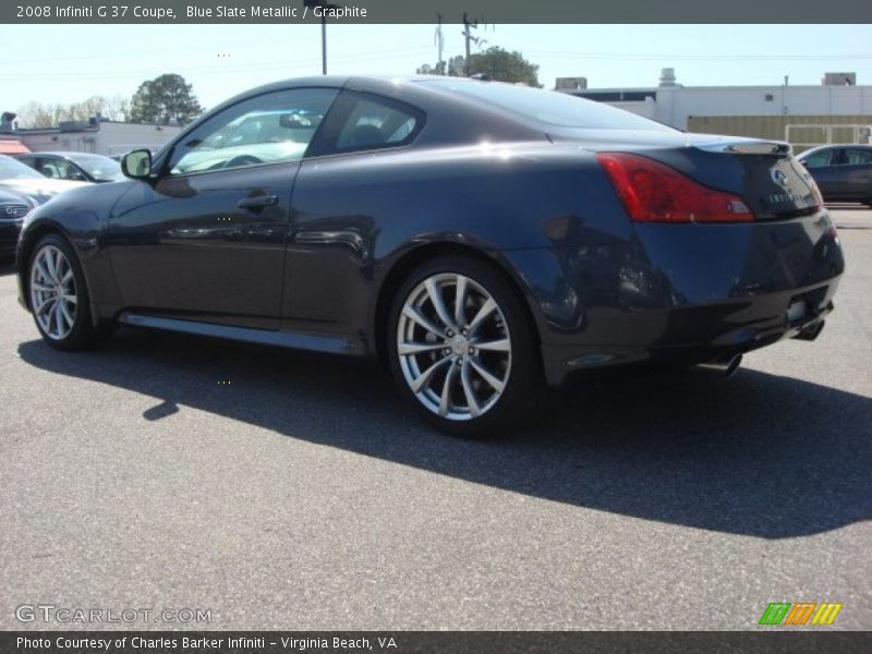 Blue Slate Metallic / Graphite 2008 Infiniti G 37 Coupe