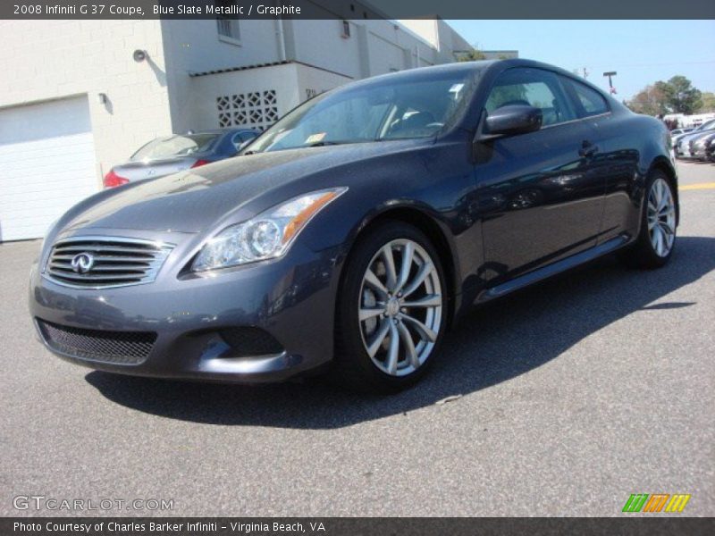 Blue Slate Metallic / Graphite 2008 Infiniti G 37 Coupe