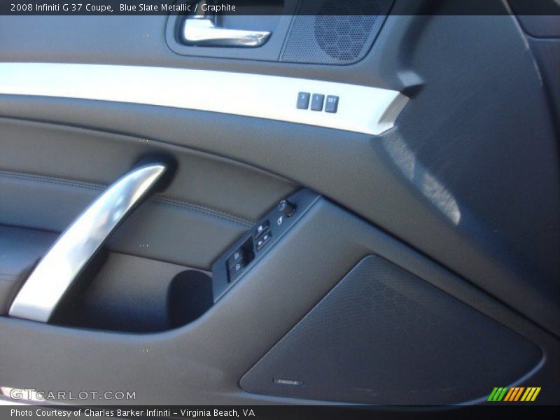 Blue Slate Metallic / Graphite 2008 Infiniti G 37 Coupe