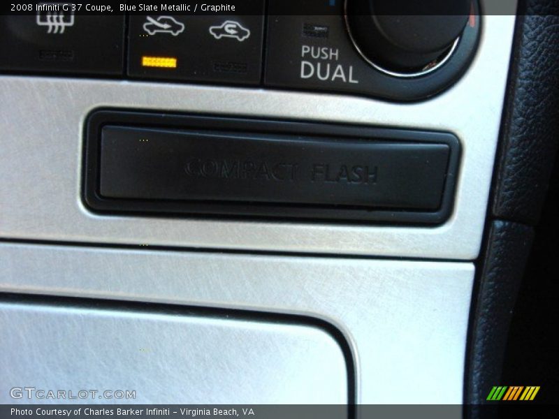 Blue Slate Metallic / Graphite 2008 Infiniti G 37 Coupe