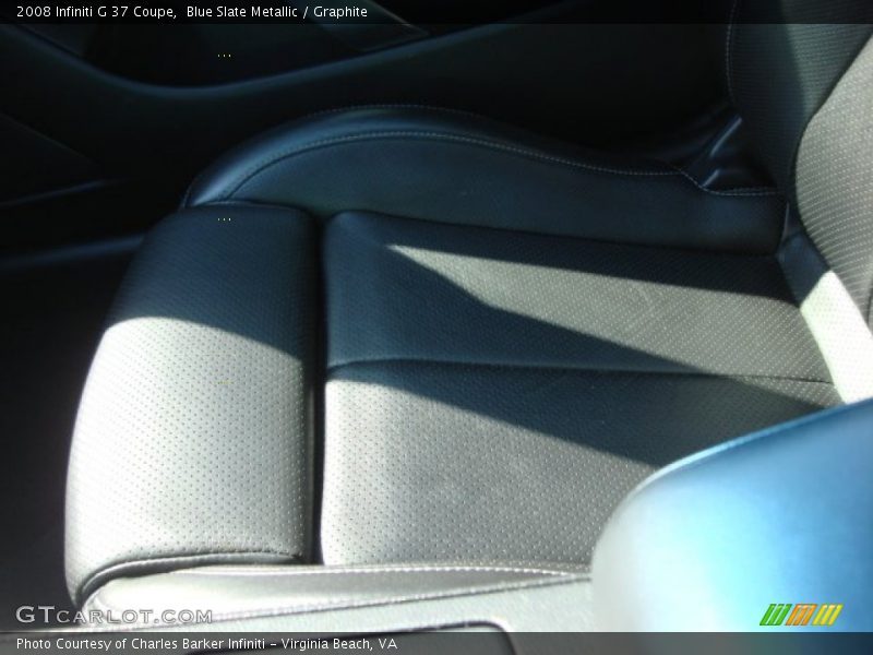 Blue Slate Metallic / Graphite 2008 Infiniti G 37 Coupe
