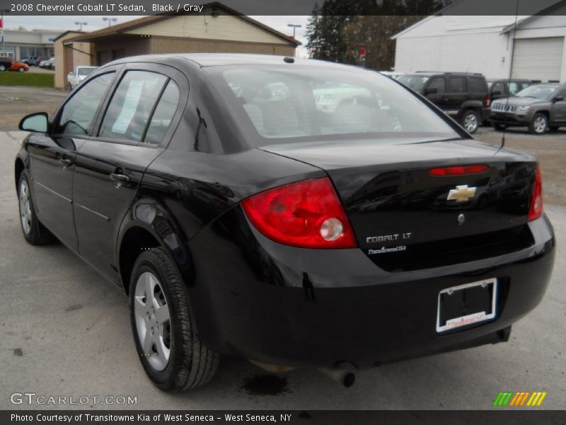 Black / Gray 2008 Chevrolet Cobalt LT Sedan