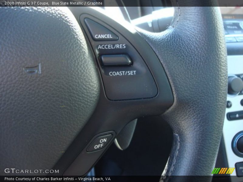 Blue Slate Metallic / Graphite 2008 Infiniti G 37 Coupe