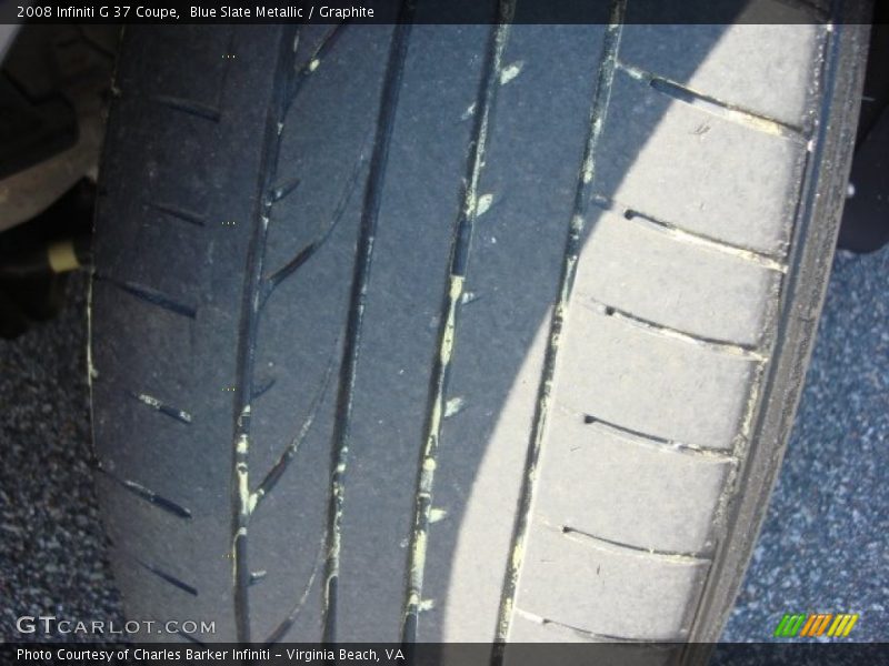 Blue Slate Metallic / Graphite 2008 Infiniti G 37 Coupe