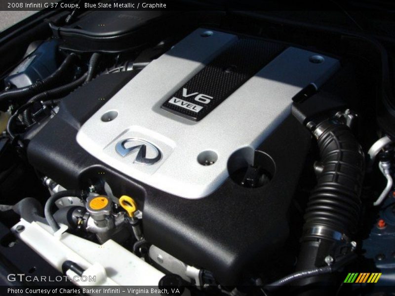 Blue Slate Metallic / Graphite 2008 Infiniti G 37 Coupe